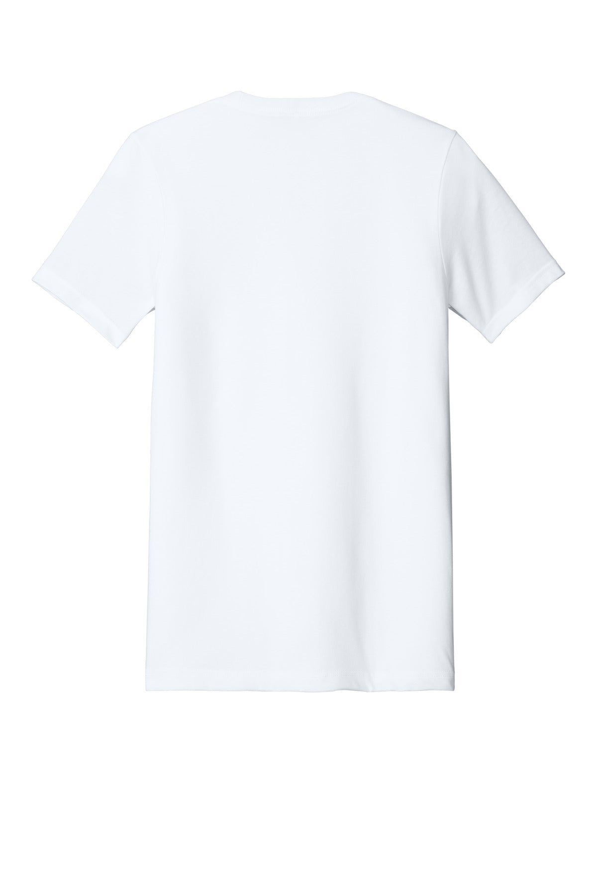 BELLA+CANVAS  Unisex Heather CVC Short Sleeve Tee - Solid White Blend