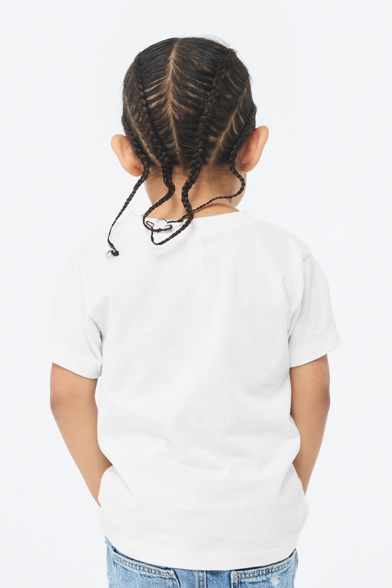 BELLA+CANVAS Toddler Short Sleeve Tee - White
