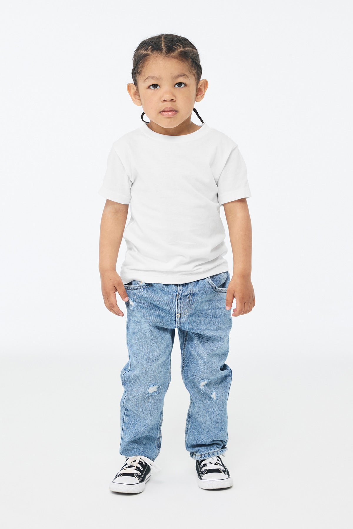 BELLA+CANVAS Toddler Short Sleeve Tee - White