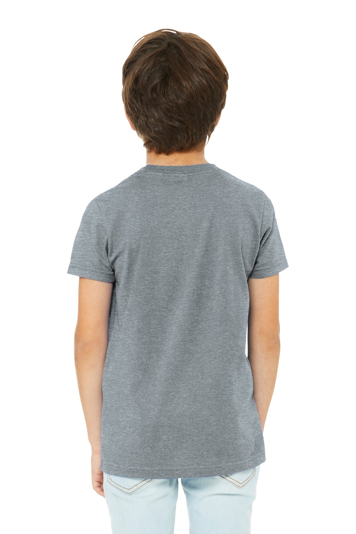 BELLA+CANVAS Youth Heather CVC Tee - Athletic Heather