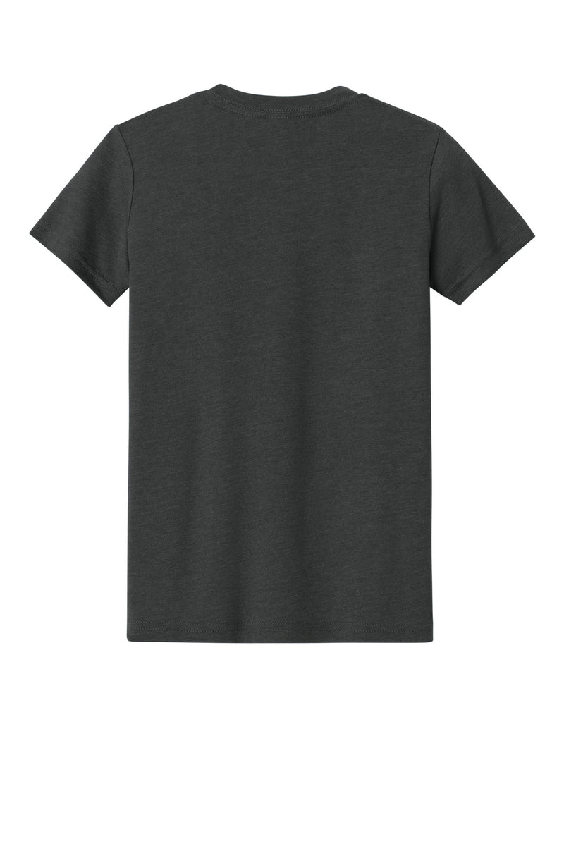 BELLA+CANVAS Youth Heather CVC Tee - Dark Grey Heather
