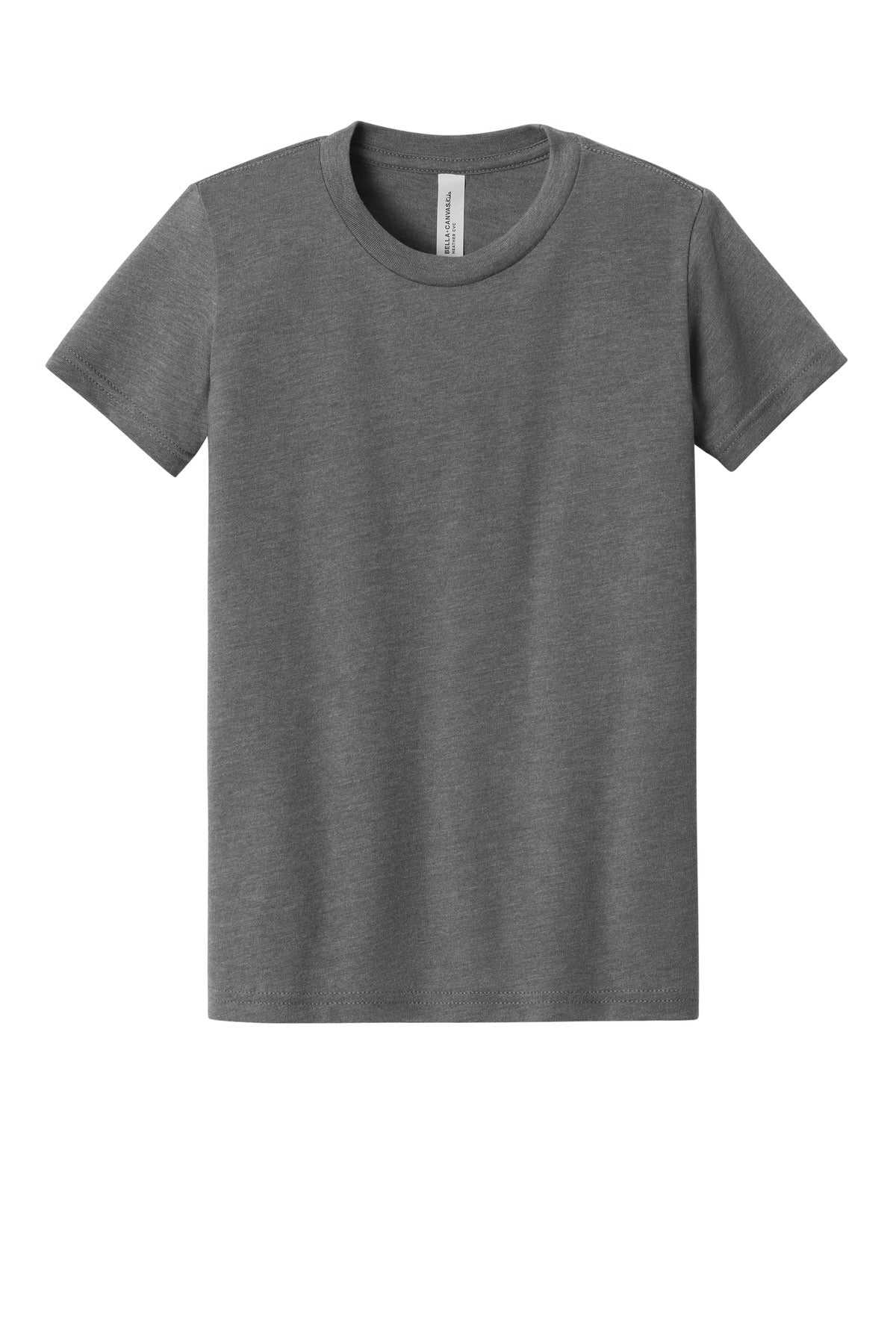 BELLA+CANVAS Youth Heather CVC Tee - Deep Heather