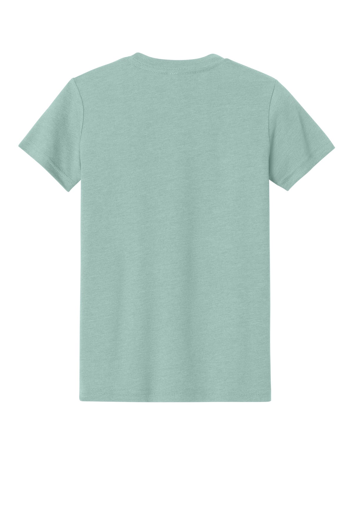 BELLA+CANVAS Youth Heather CVC Tee - Heather Dusty Blue