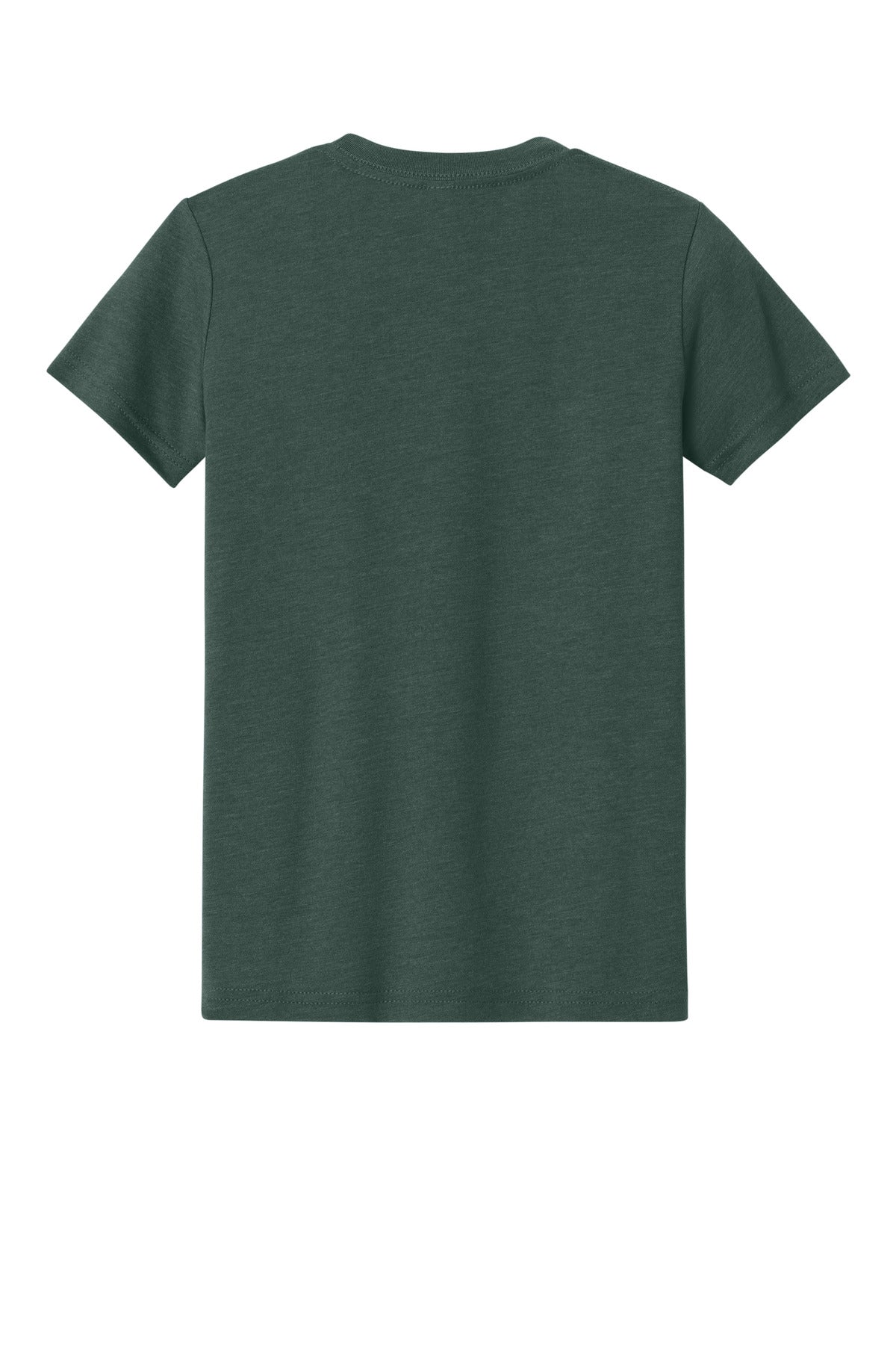 BELLA+CANVAS Youth Heather CVC Tee - Heather Forest