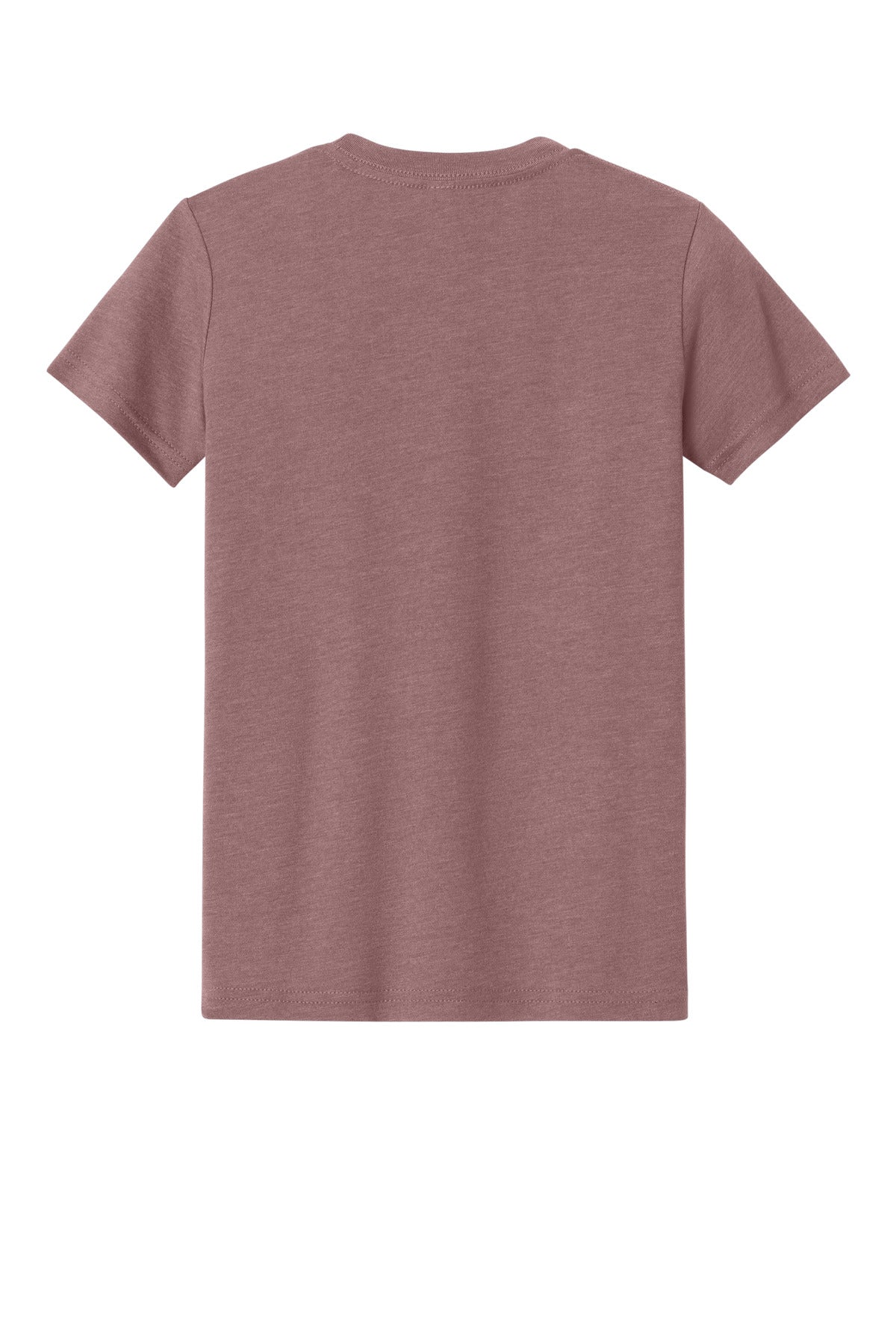 BELLA+CANVAS Youth Heather CVC Tee - Heather Mauve