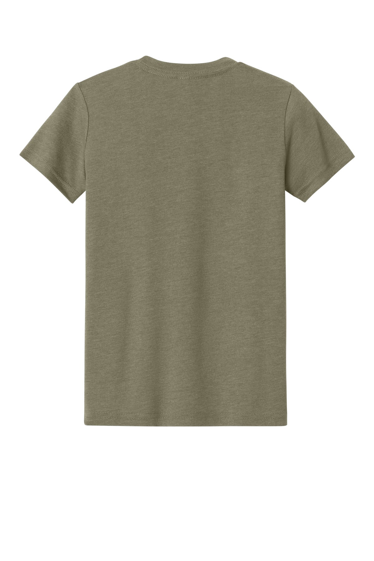 BELLA+CANVAS Youth Heather CVC Tee - Heather Olive