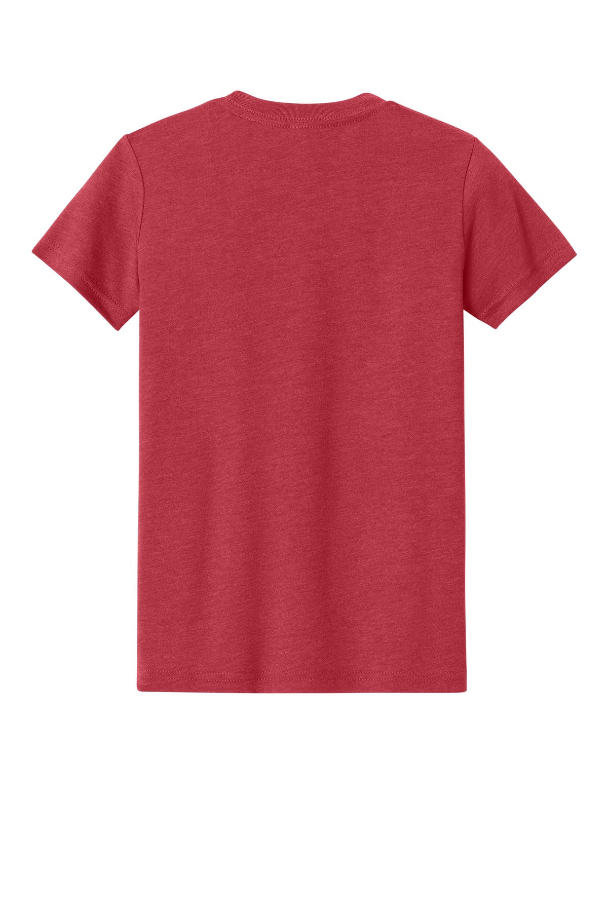 BELLA+CANVAS Youth Heather CVC Tee - Heather Red