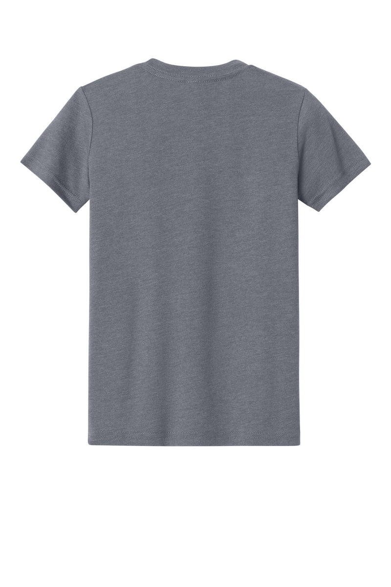BELLA+CANVAS Youth Heather CVC Tee - Heather Storm