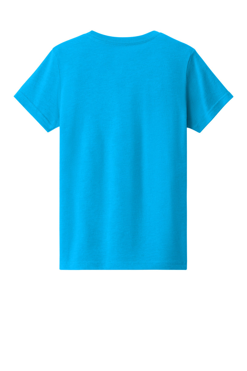 BELLA+CANVAS Youth Heather CVC Tee - Neon Blue