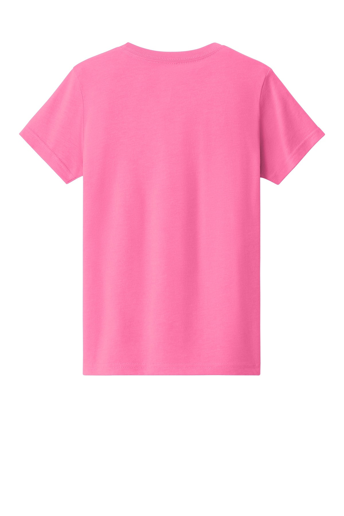 BELLA+CANVAS Youth Heather CVC Tee - Neon Pink