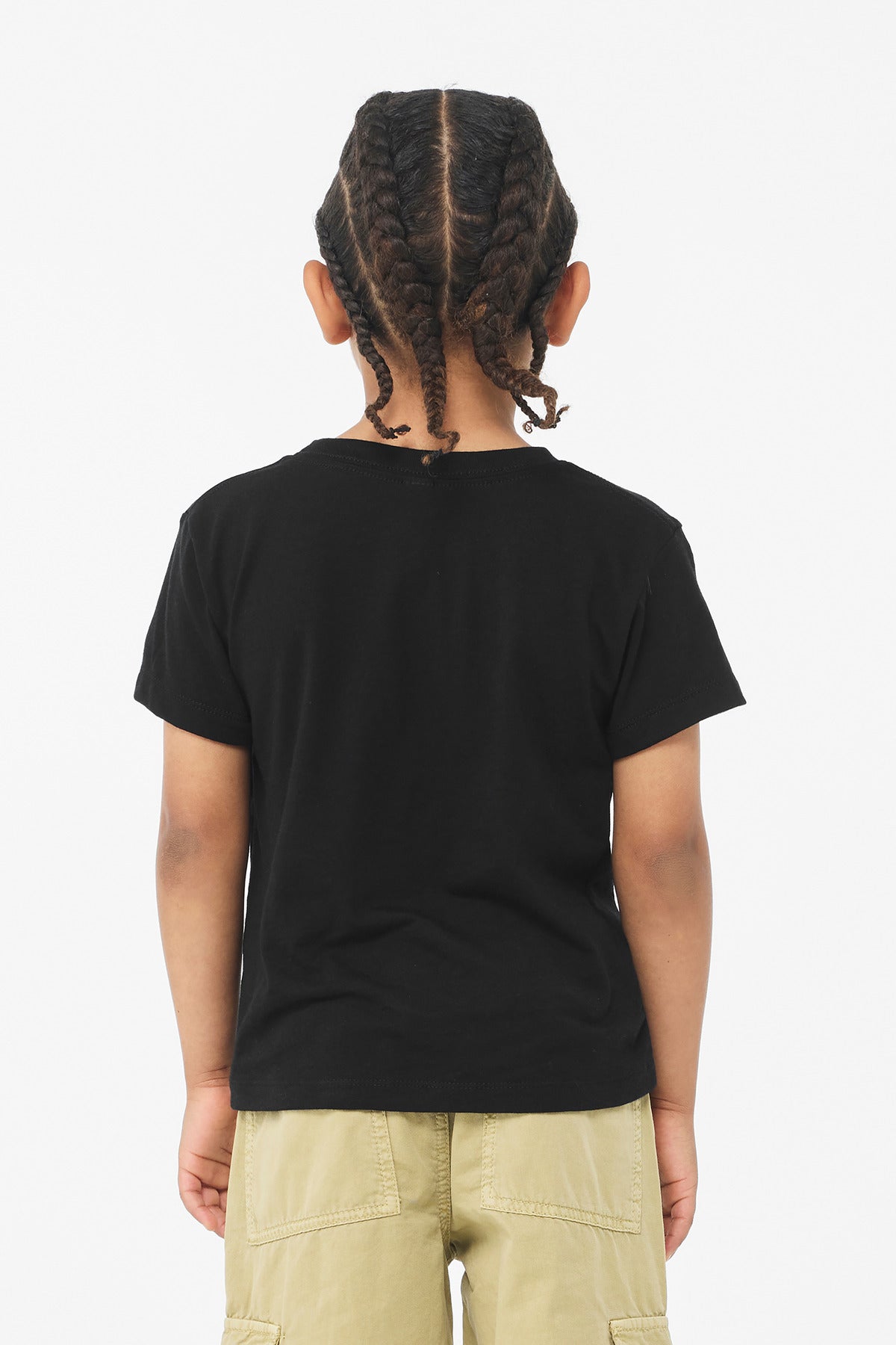 BELLA+CANVAS Youth Heather CVC Tee - Solid Black Blend
