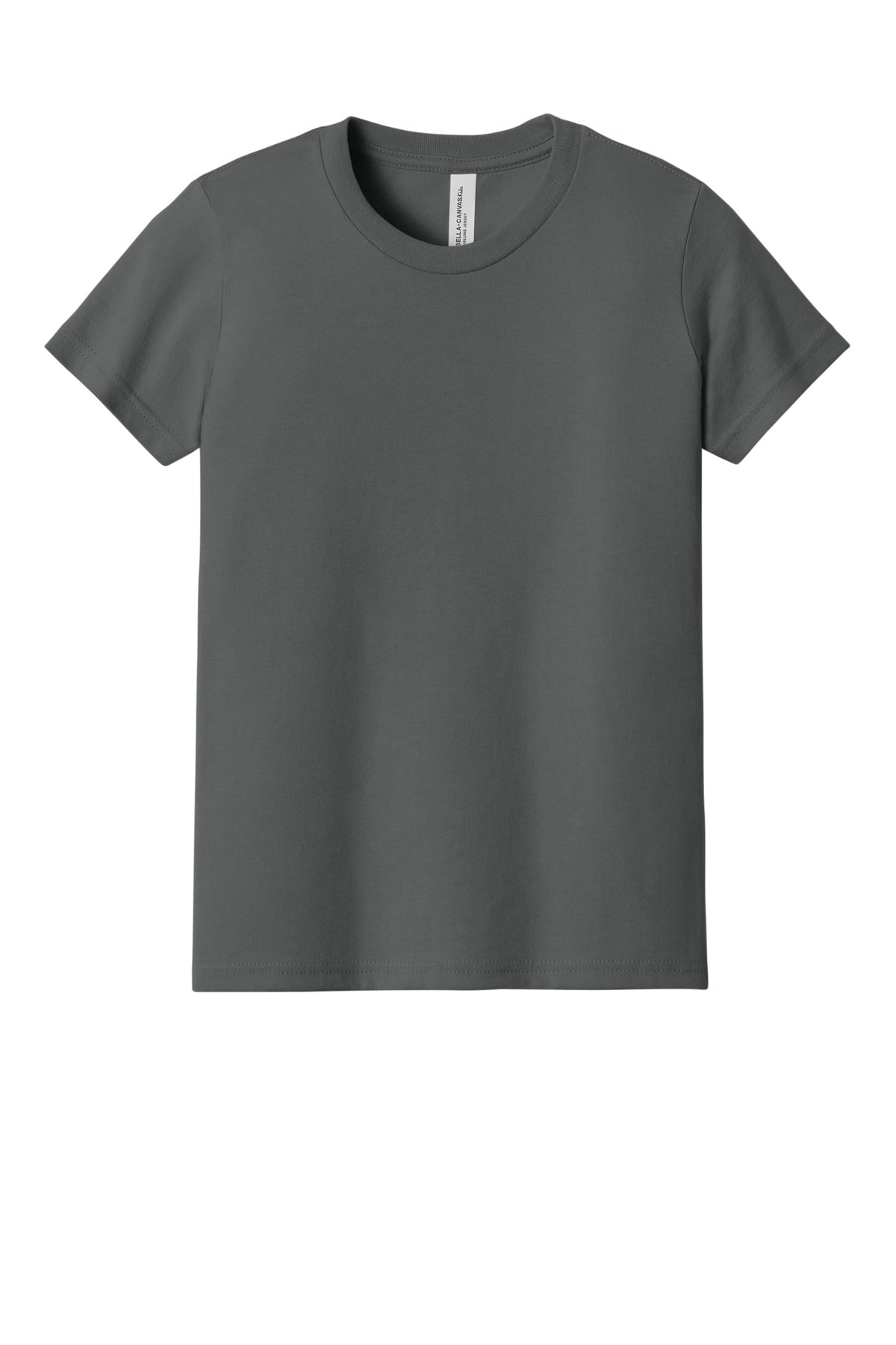 BELLA+CANVAS  Youth Jersey Short Sleeve Tee - Asphalt