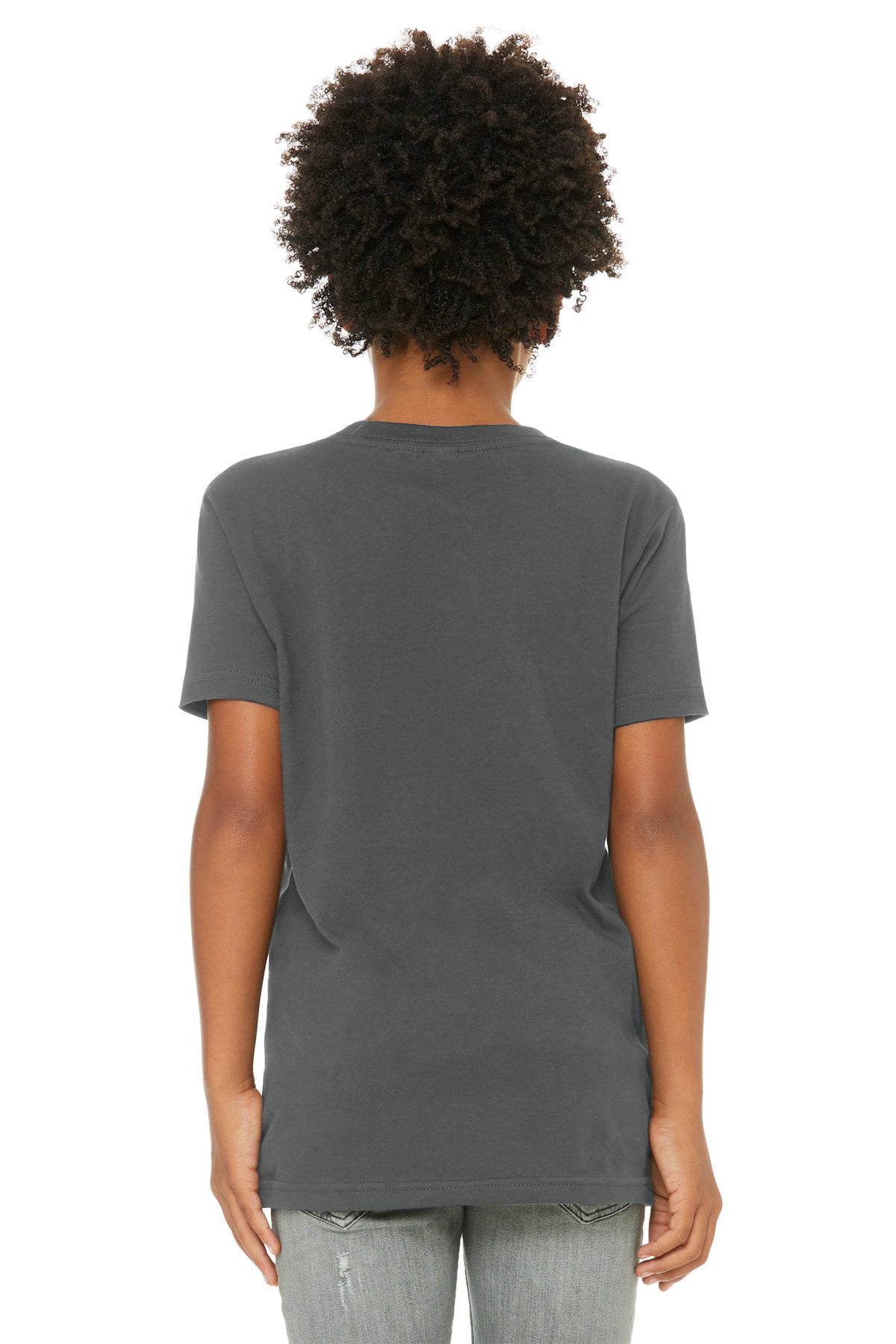 BELLA+CANVAS  Youth Jersey Short Sleeve Tee - Asphalt