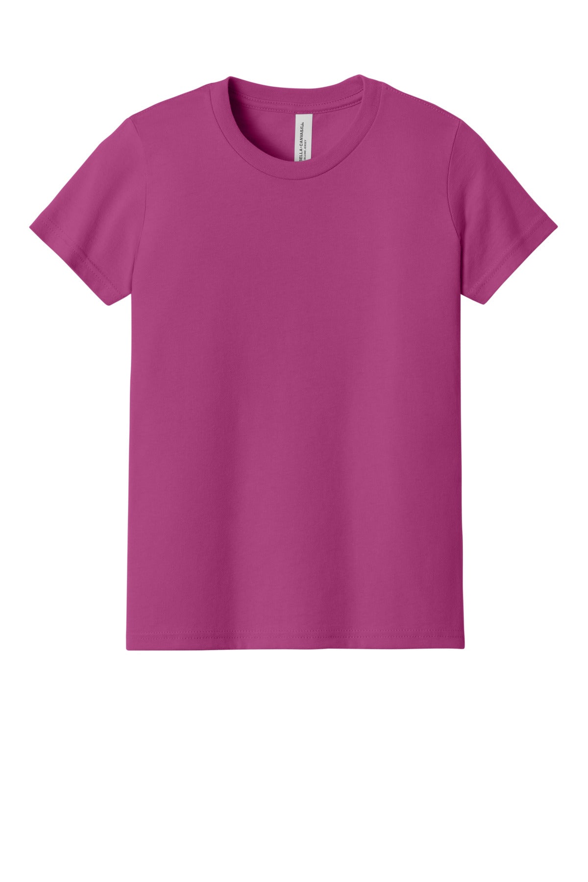 BELLA+CANVAS  Youth Jersey Short Sleeve Tee - Berry