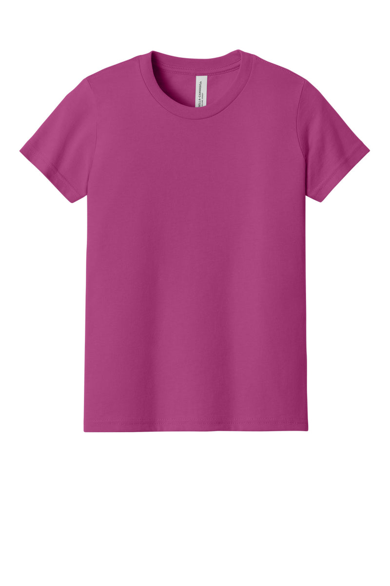 BELLA+CANVAS  Youth Jersey Short Sleeve Tee - Berry