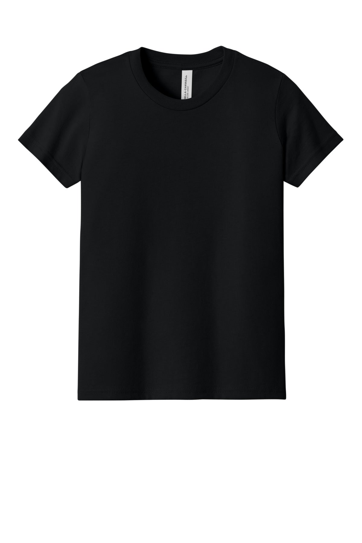 BELLA+CANVAS  Youth Jersey Short Sleeve Tee - Black