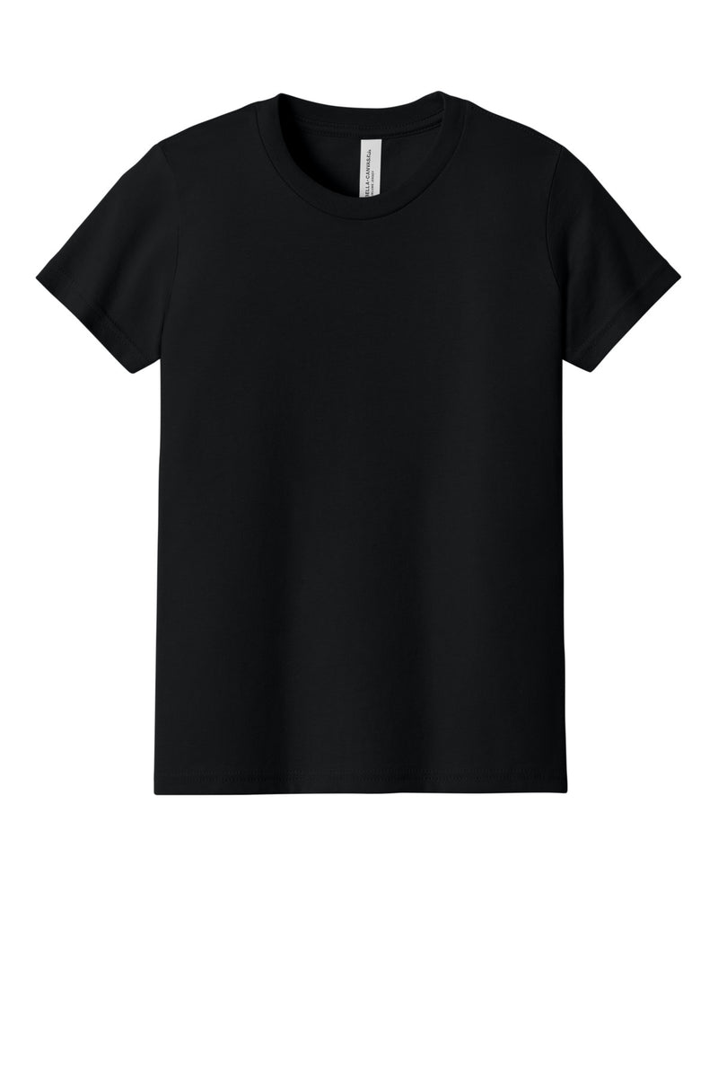 BELLA+CANVAS  Youth Jersey Short Sleeve Tee - Black