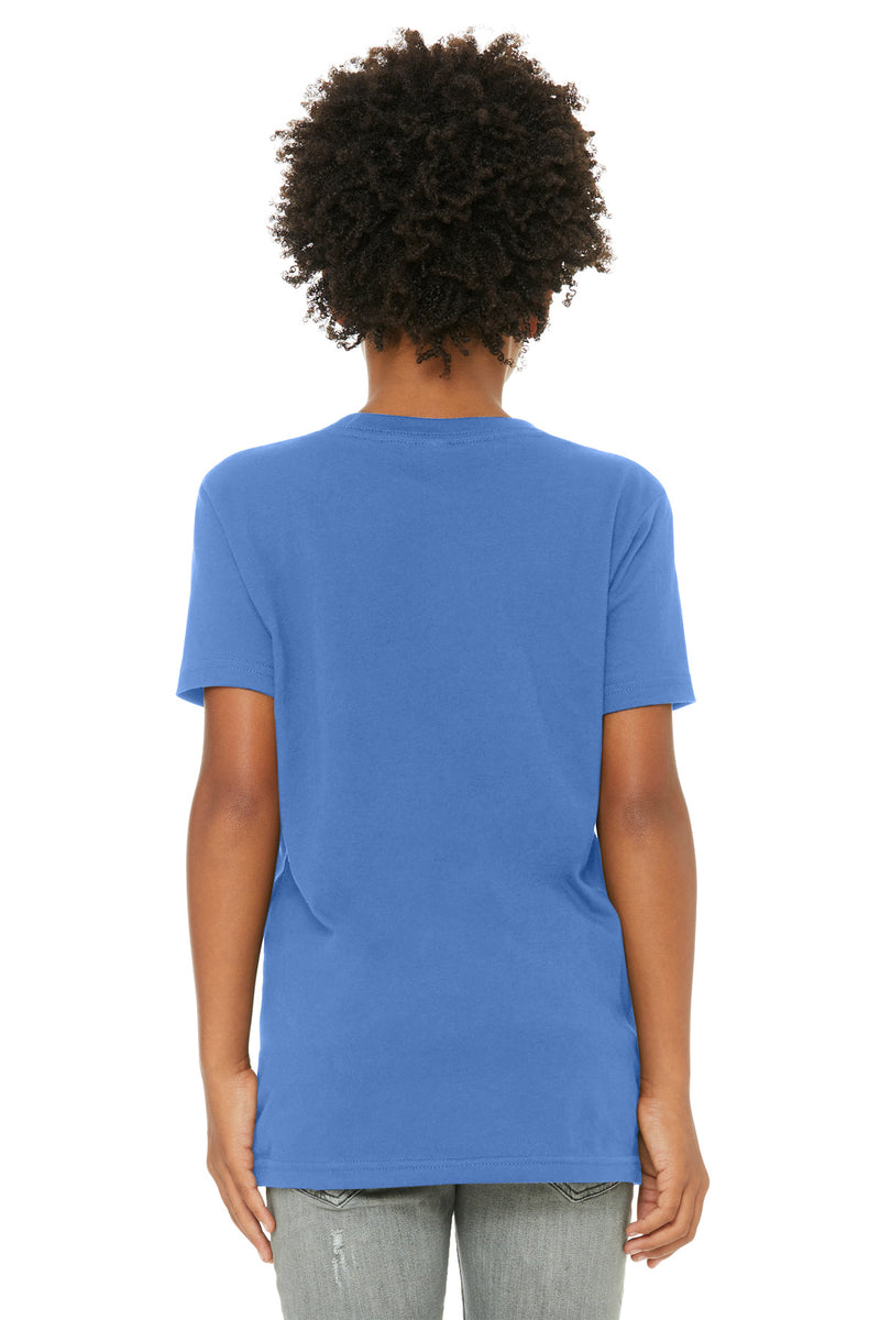 BELLA+CANVAS  Youth Jersey Short Sleeve Tee - Columbia Blue