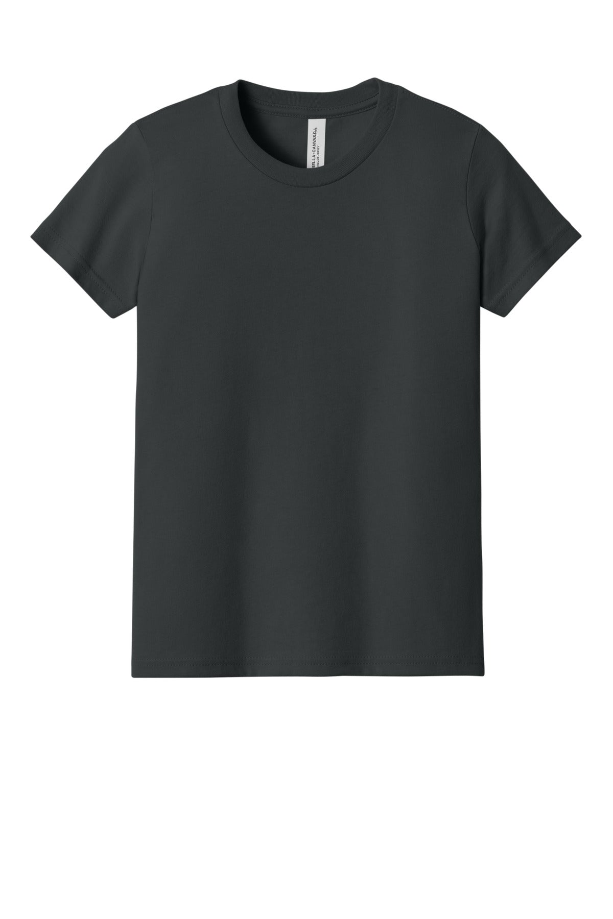 BELLA+CANVAS  Youth Jersey Short Sleeve Tee - Dark Grey