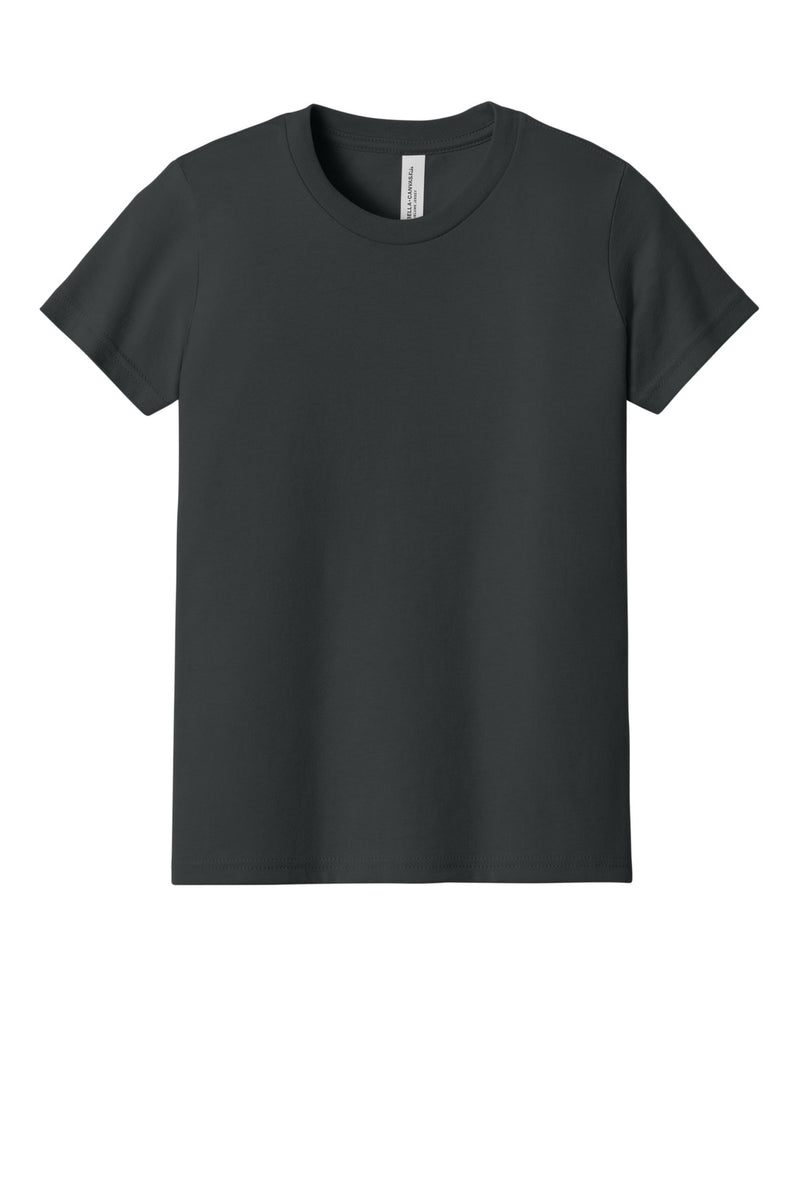 BELLA+CANVAS  Youth Jersey Short Sleeve Tee - Dark Grey