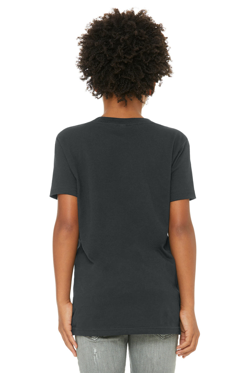 BELLA+CANVAS  Youth Jersey Short Sleeve Tee - Dark Grey