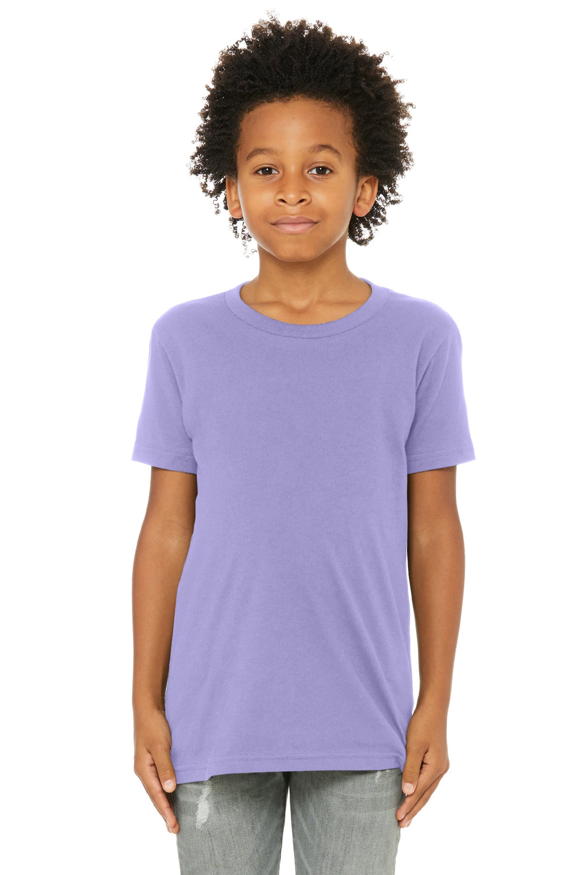 BELLA+CANVAS  Youth Jersey Short Sleeve Tee - Dark Lavender