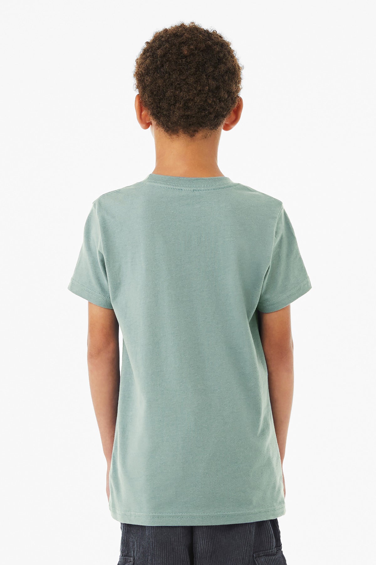 BELLA+CANVAS  Youth Jersey Short Sleeve Tee - Dusty Blue
