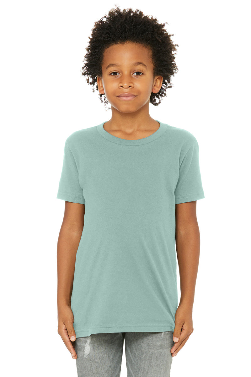 BELLA+CANVAS  Youth Jersey Short Sleeve Tee - Dusty Blue
