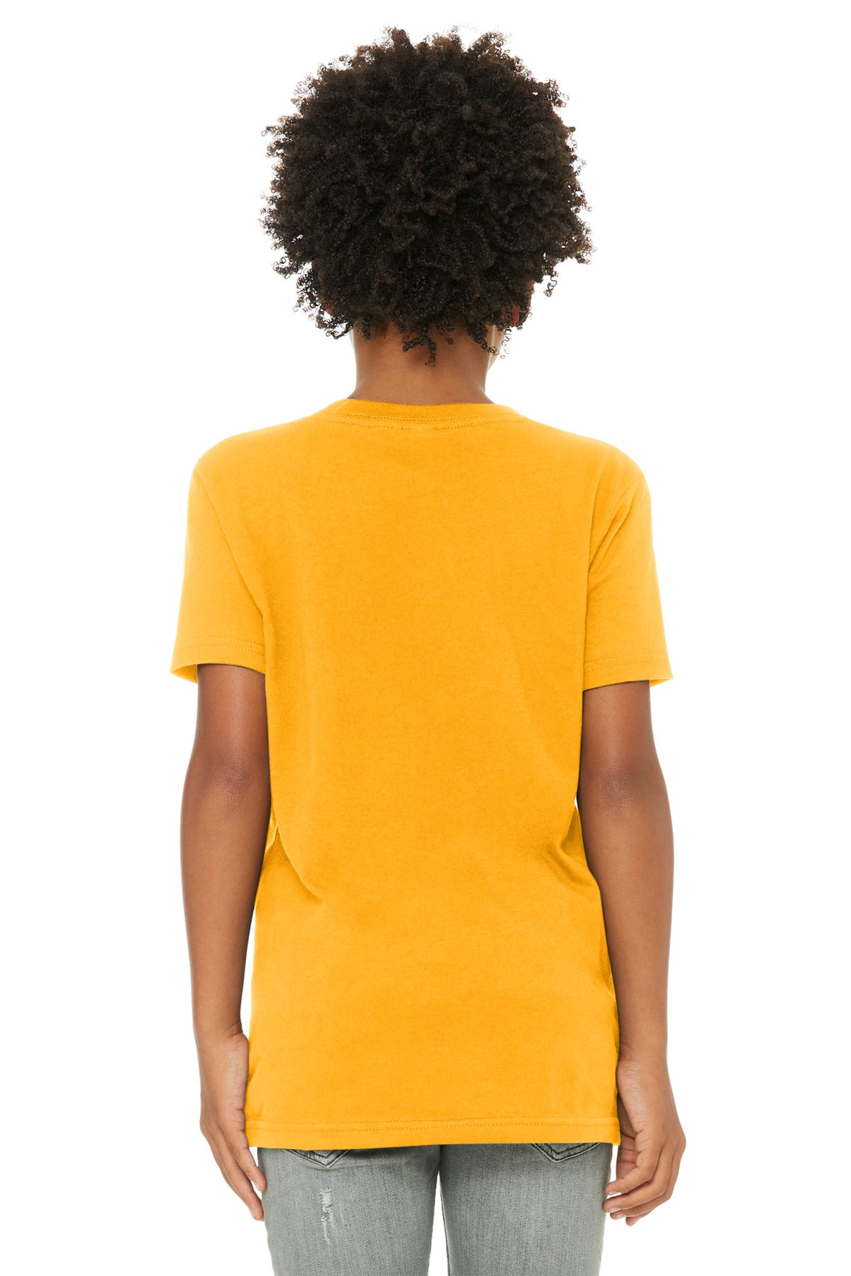 BELLA+CANVAS  Youth Jersey Short Sleeve Tee - Gold