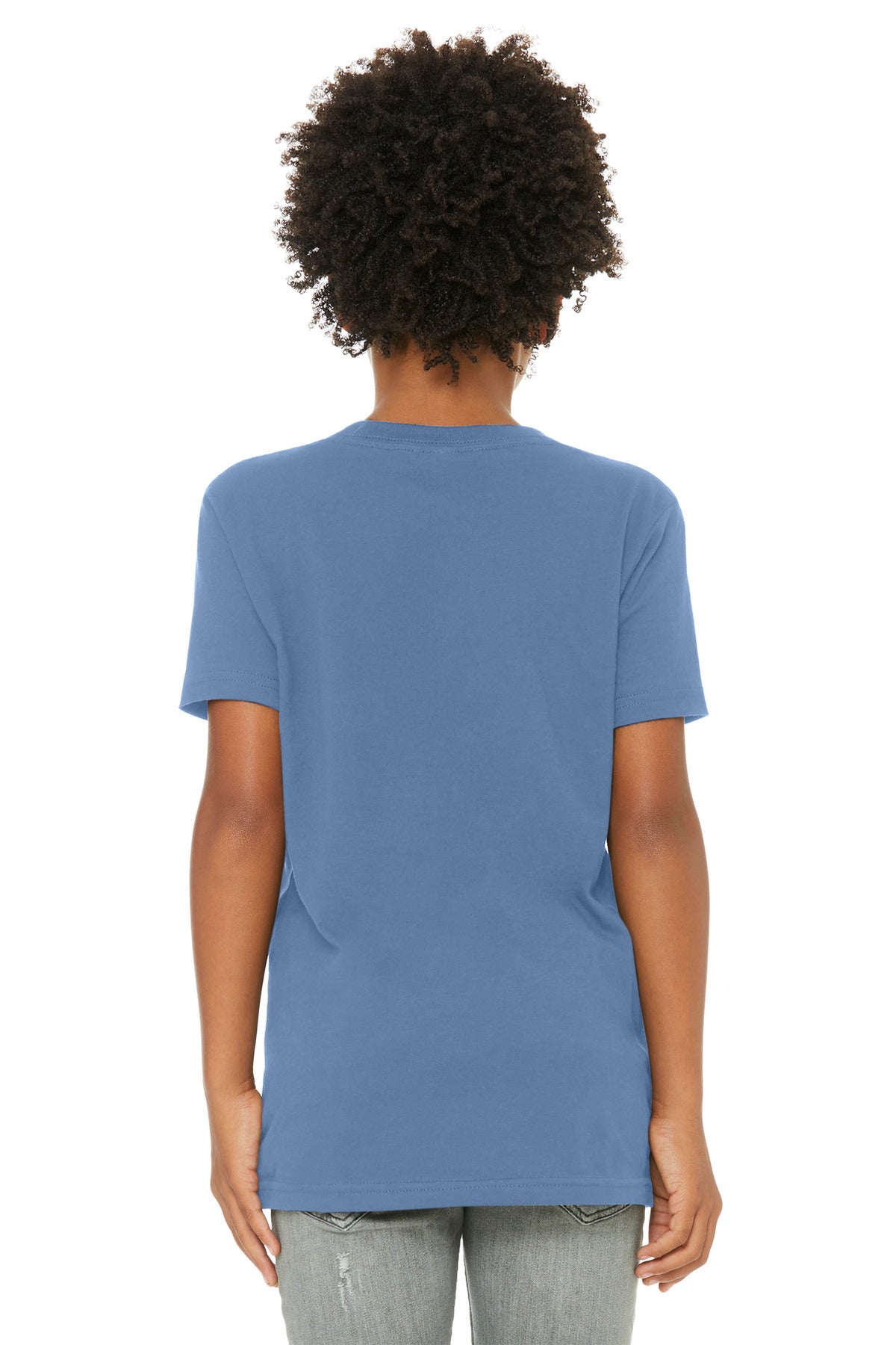 BELLA+CANVAS  Youth Jersey Short Sleeve Tee - Lavender Blue