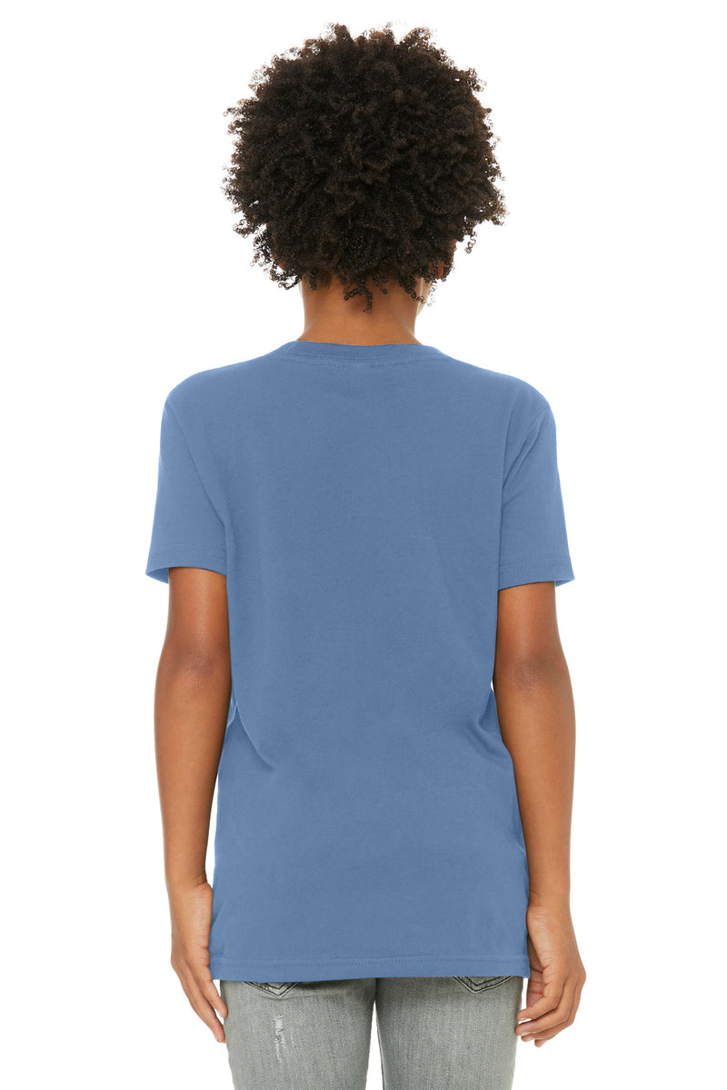 BELLA+CANVAS  Youth Jersey Short Sleeve Tee - Lavender Blue