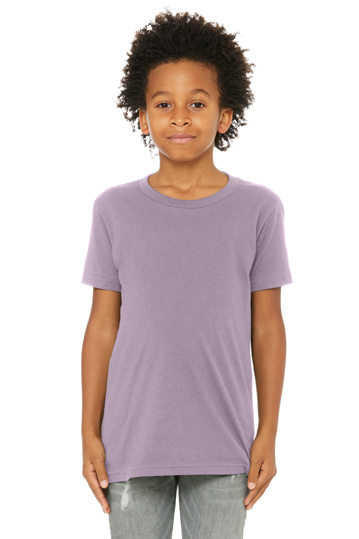 BELLA+CANVAS  Youth Jersey Short Sleeve Tee - Light Violet