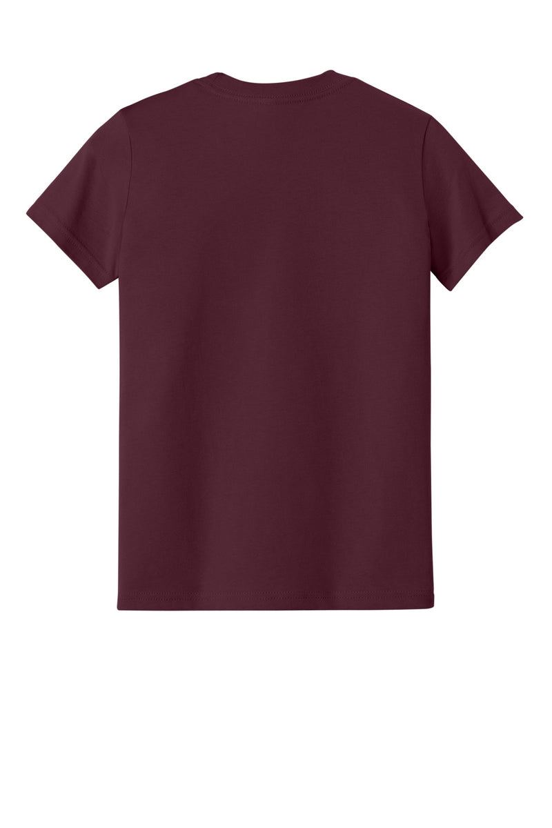 BELLA+CANVAS  Youth Jersey Short Sleeve Tee - Maroon