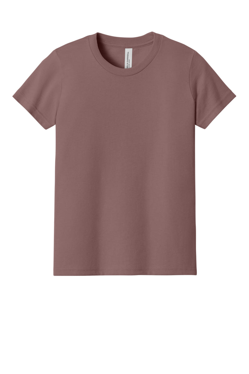 BELLA+CANVAS  Youth Jersey Short Sleeve Tee - Mauve