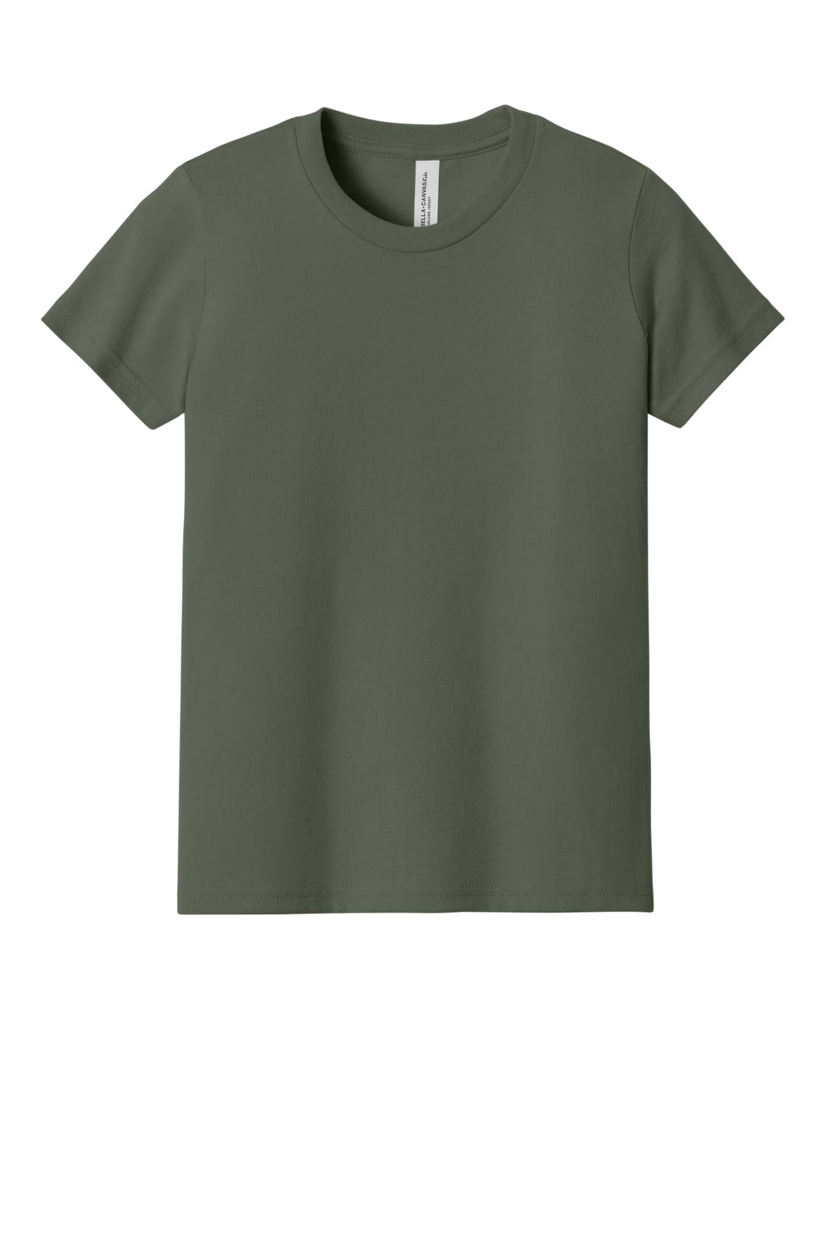 BELLA+CANVAS  Youth Jersey Short Sleeve Tee - Military Green