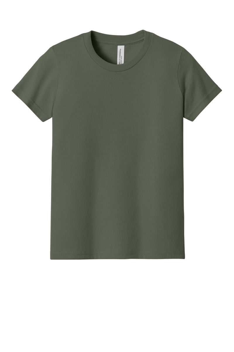 BELLA+CANVAS  Youth Jersey Short Sleeve Tee - Military Green