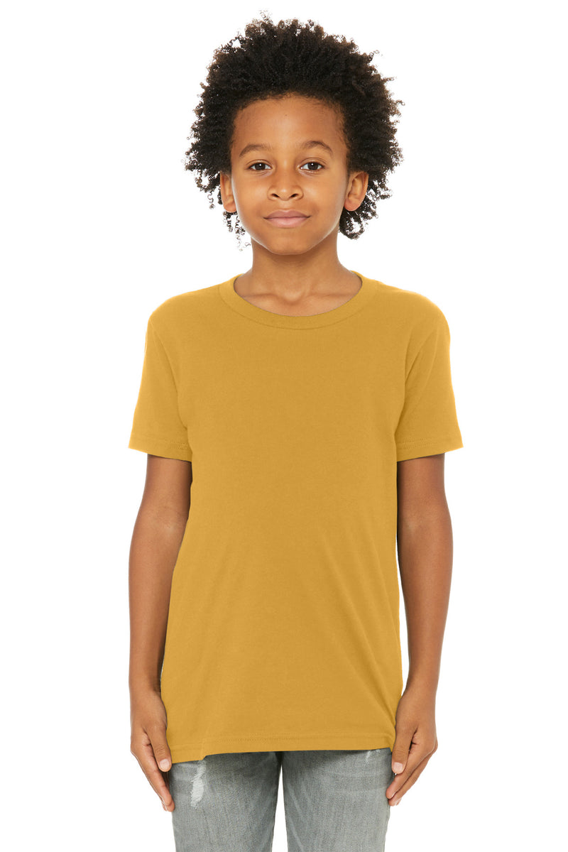 BELLA+CANVAS  Youth Jersey Short Sleeve Tee - Mustard