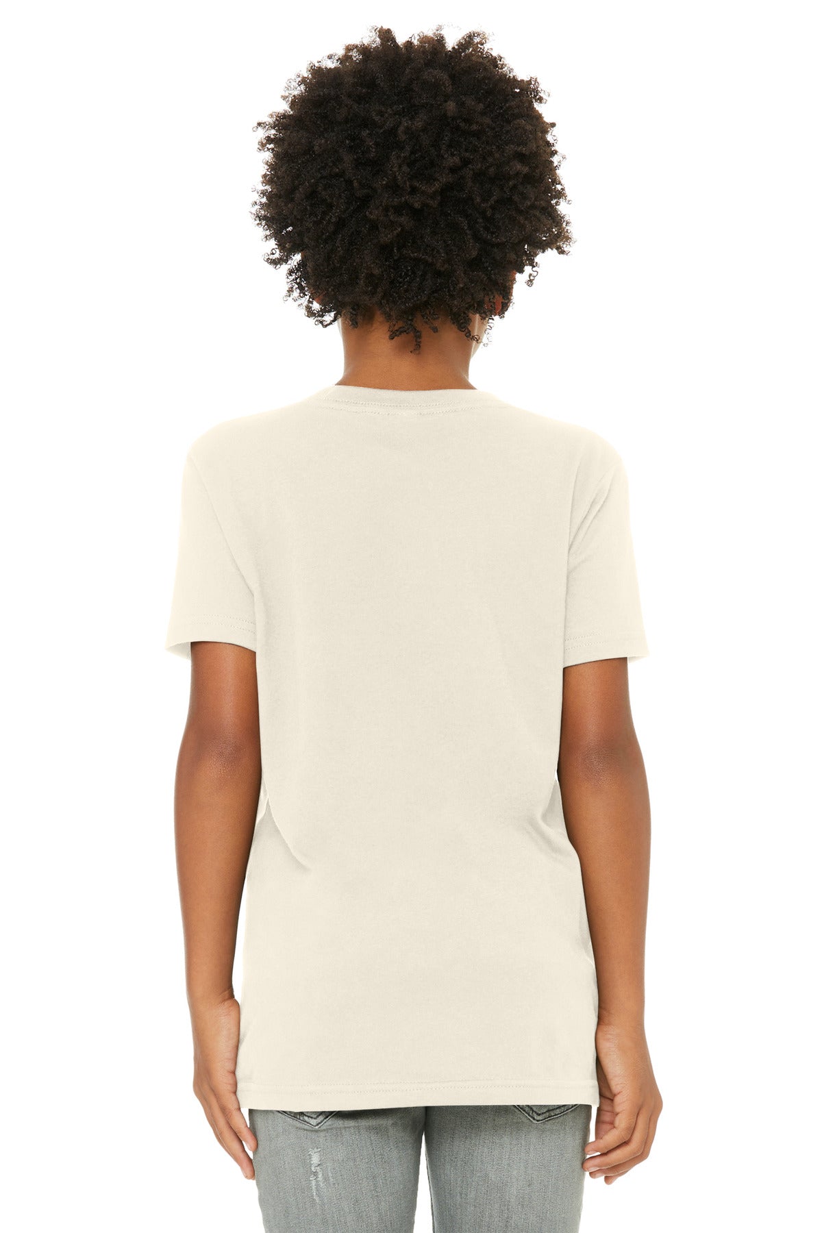 BELLA+CANVAS  Youth Jersey Short Sleeve Tee - Natural