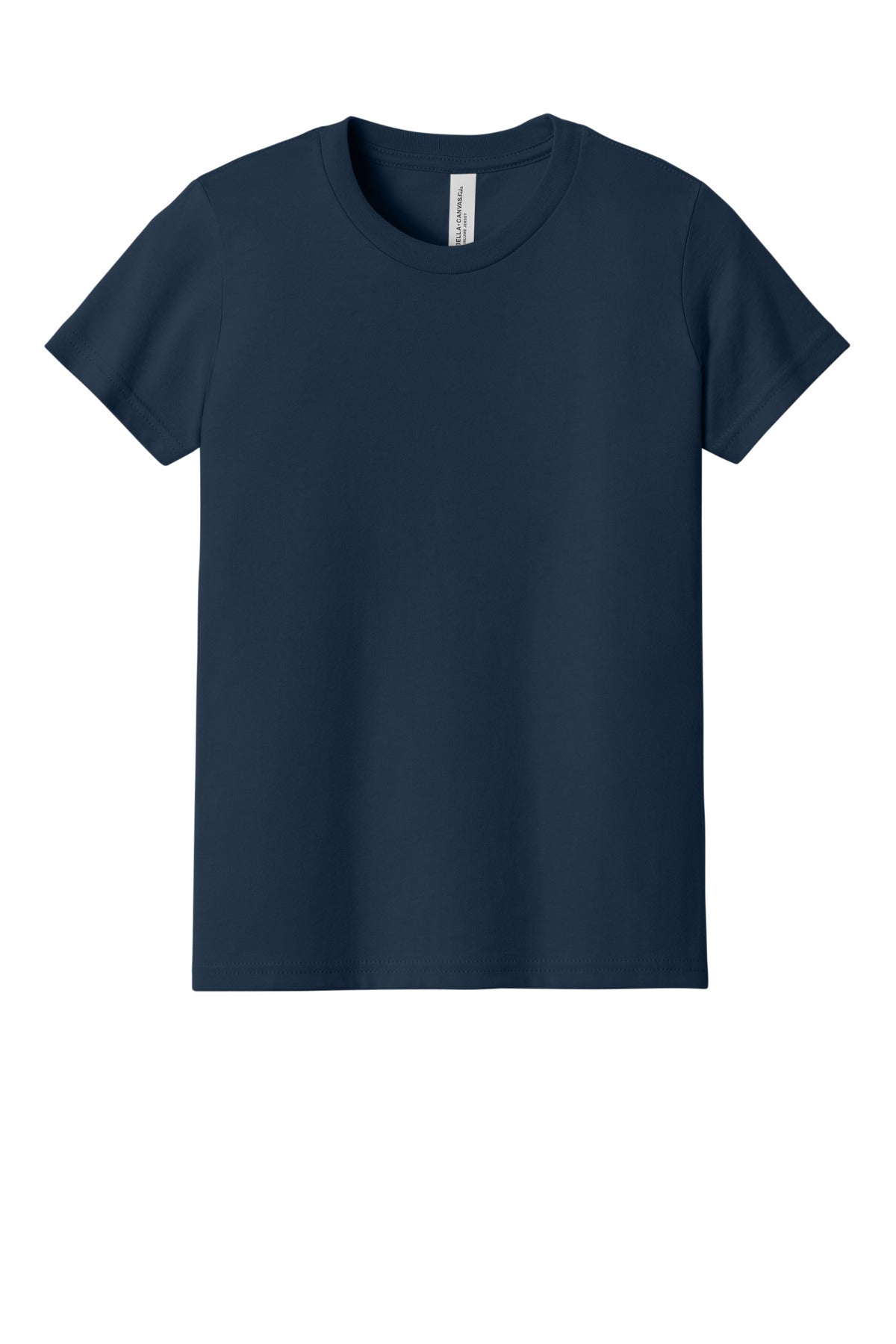 BELLA+CANVAS  Youth Jersey Short Sleeve Tee - Navy