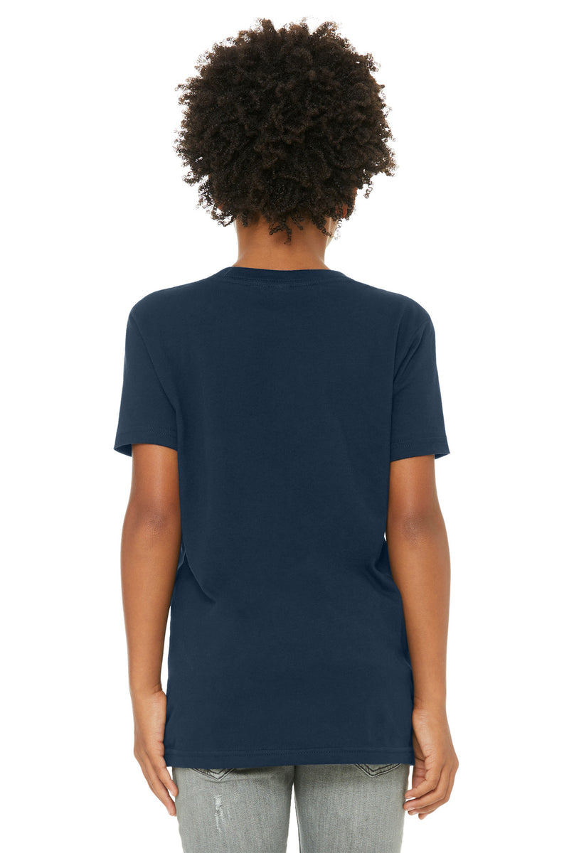 BELLA+CANVAS  Youth Jersey Short Sleeve Tee - Navy