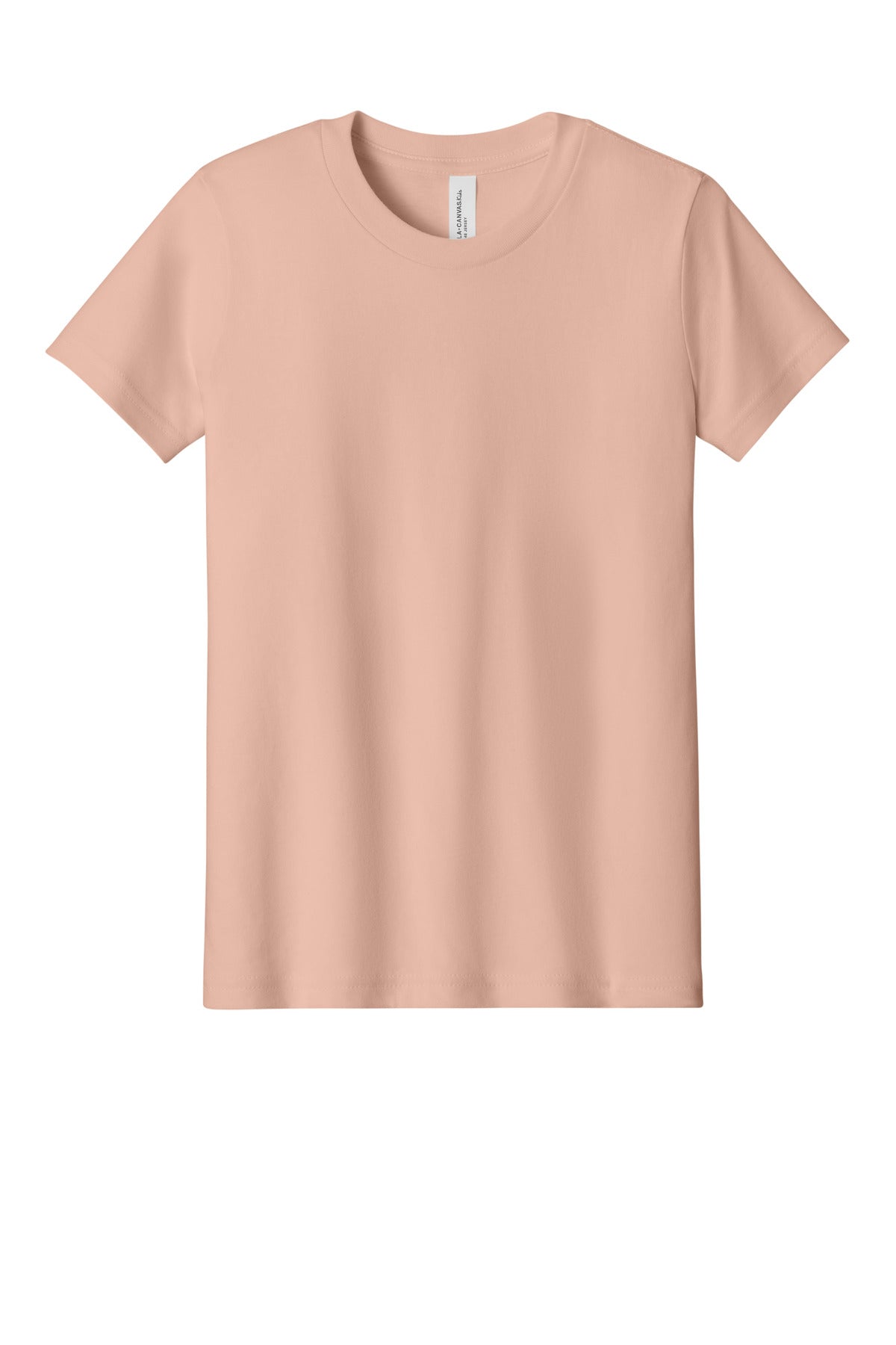 BELLA+CANVAS  Youth Jersey Short Sleeve Tee - Peach