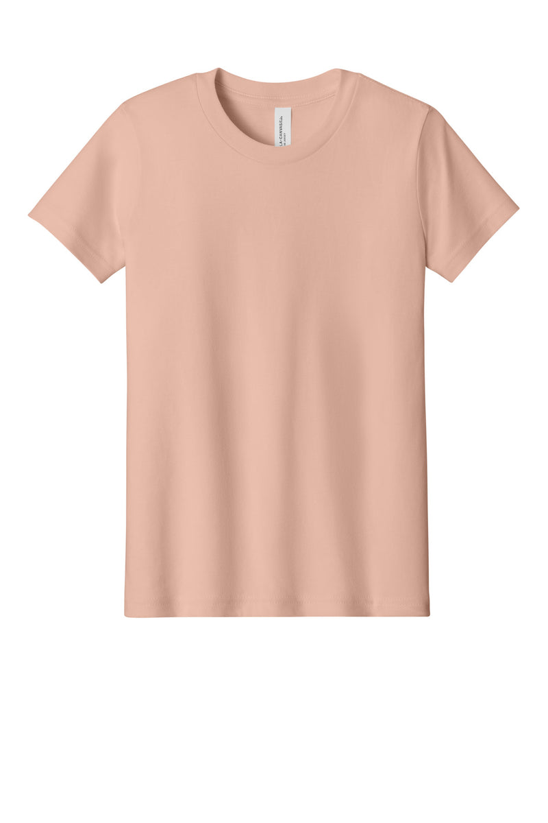 BELLA+CANVAS  Youth Jersey Short Sleeve Tee - Peach