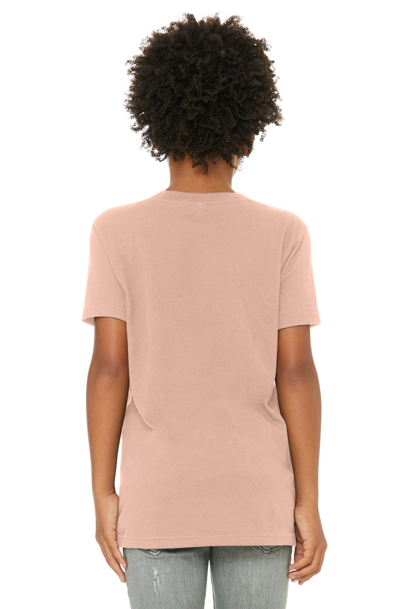 BELLA+CANVAS  Youth Jersey Short Sleeve Tee - Peach