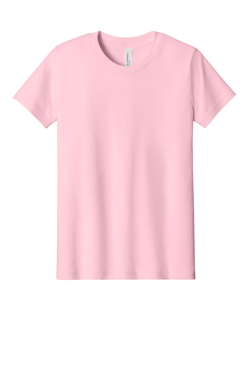 BELLA+CANVAS  Youth Jersey Short Sleeve Tee - Pink