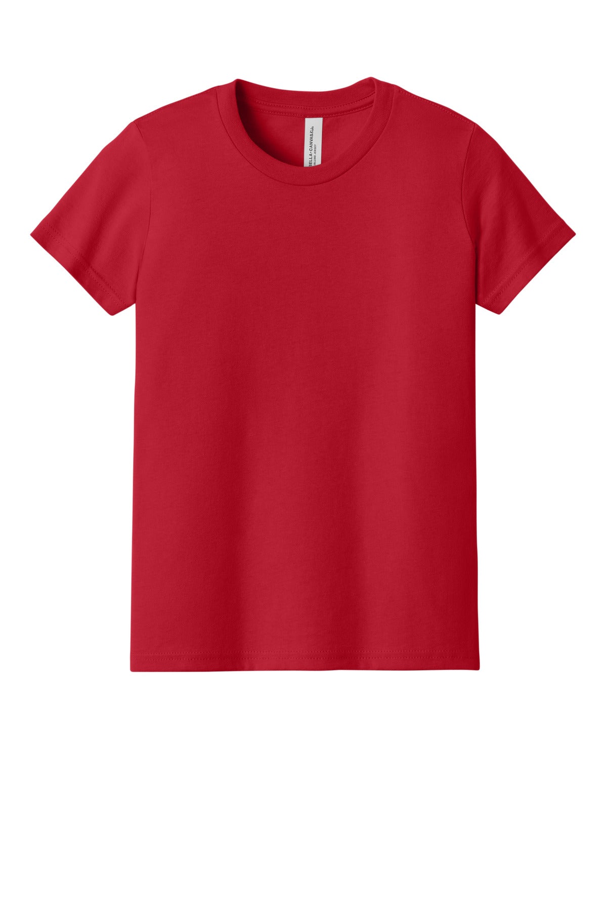 BELLA+CANVAS  Youth Jersey Short Sleeve Tee - Red
