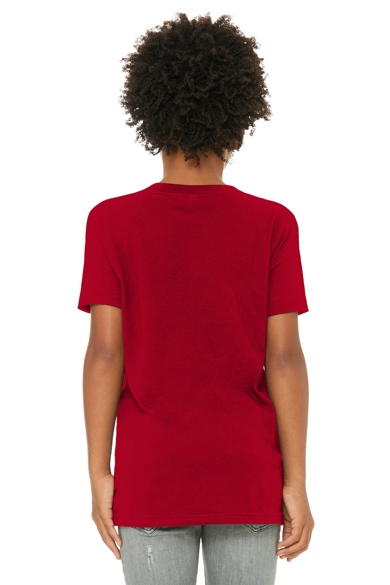 BELLA+CANVAS  Youth Jersey Short Sleeve Tee - Red