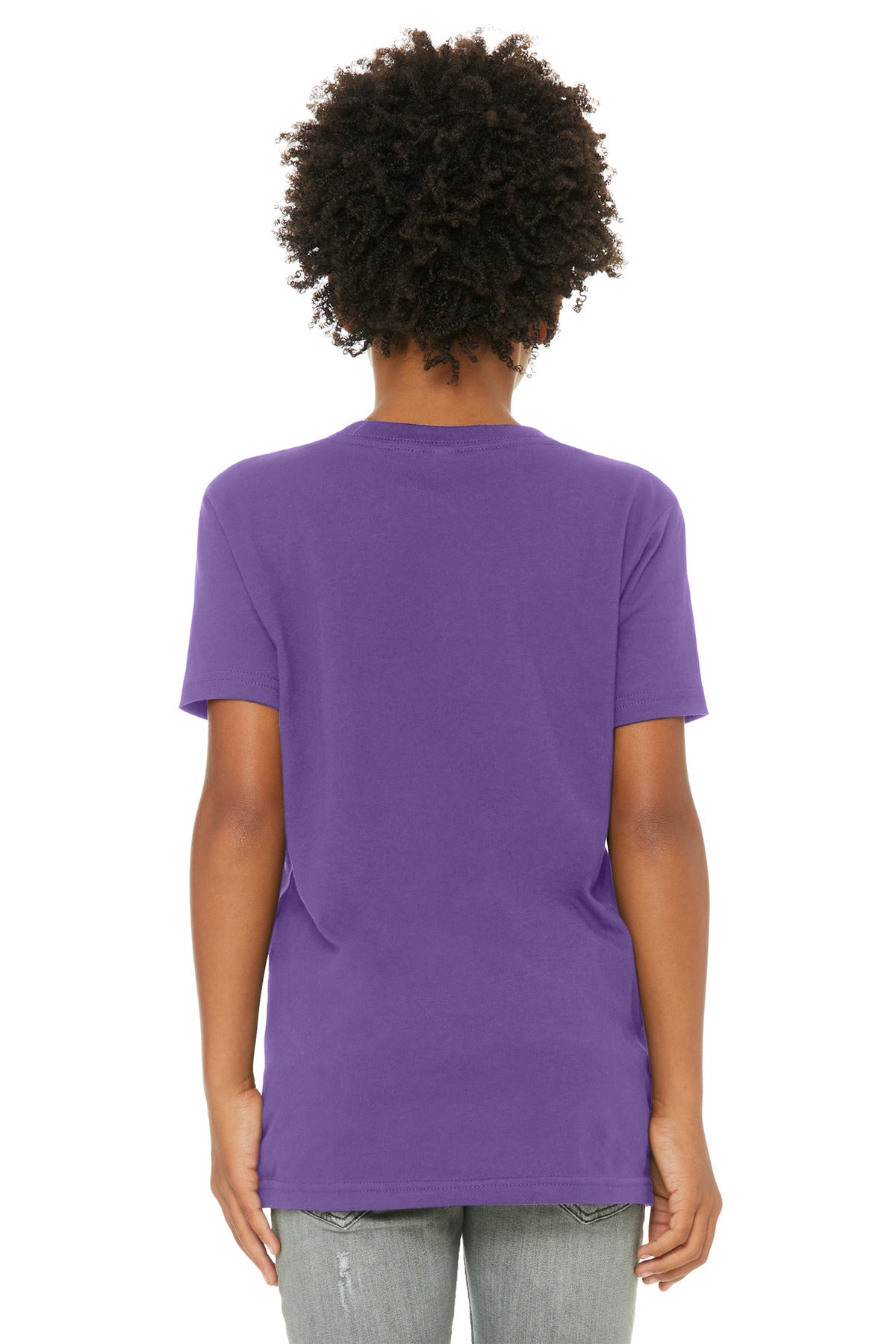 BELLA+CANVAS  Youth Jersey Short Sleeve Tee - Royal Purple