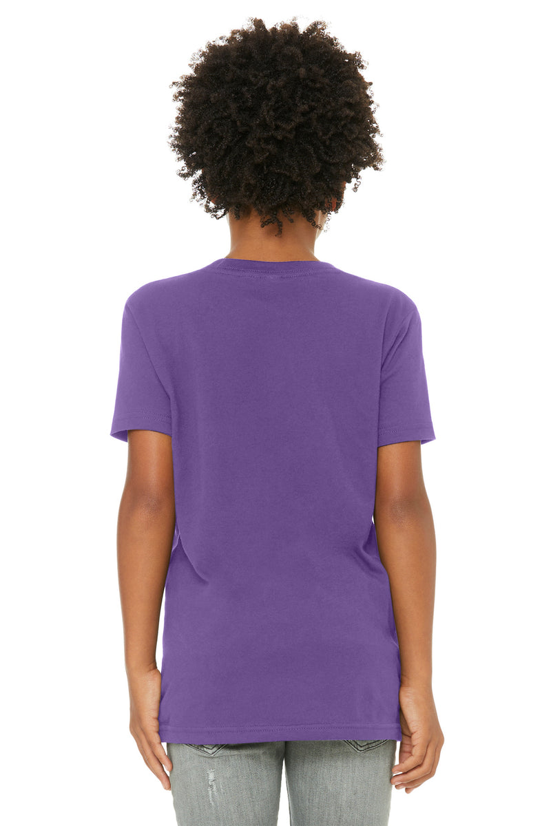 BELLA+CANVAS  Youth Jersey Short Sleeve Tee - Royal Purple