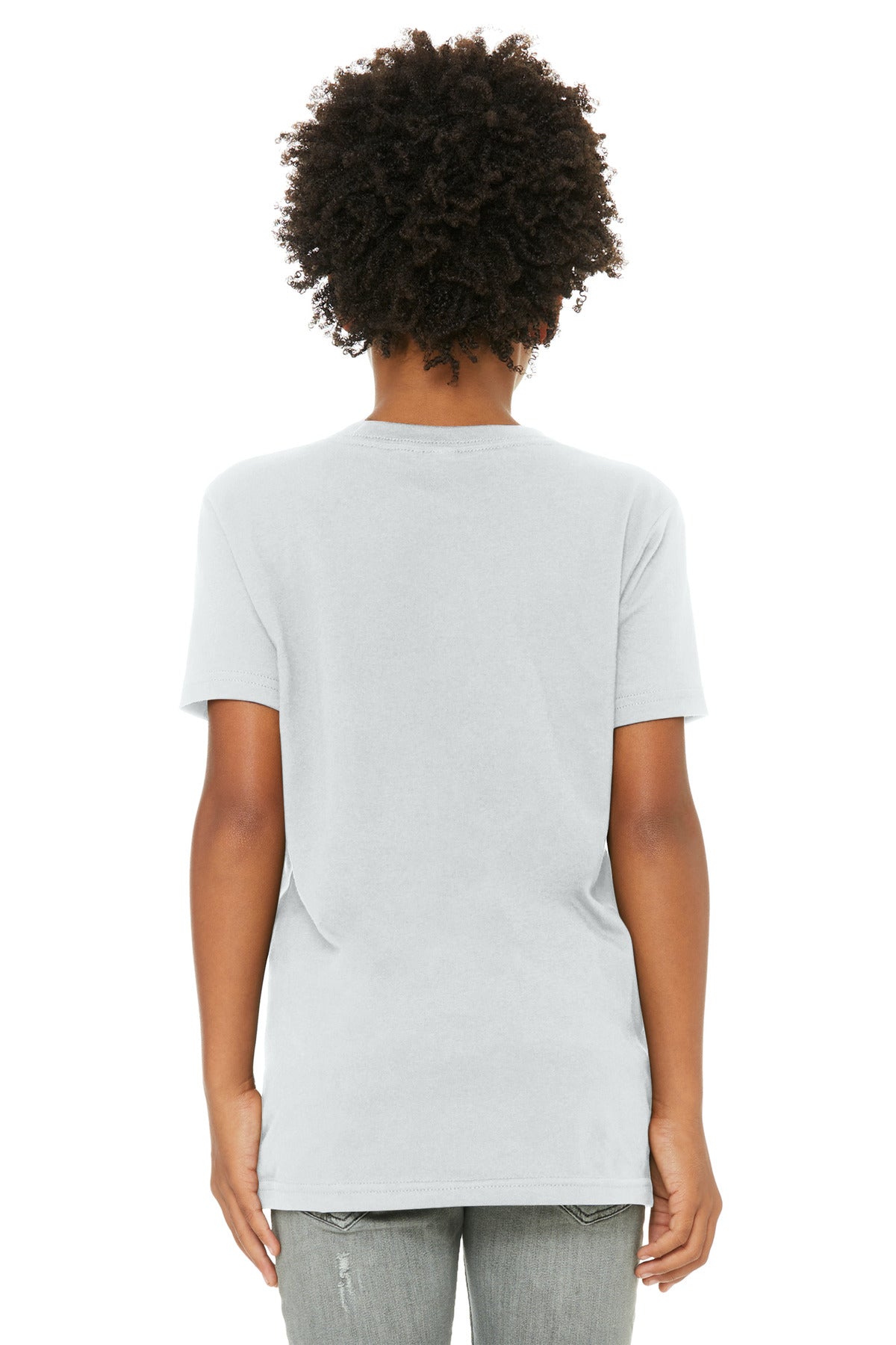 BELLA+CANVAS  Youth Jersey Short Sleeve Tee - Silver