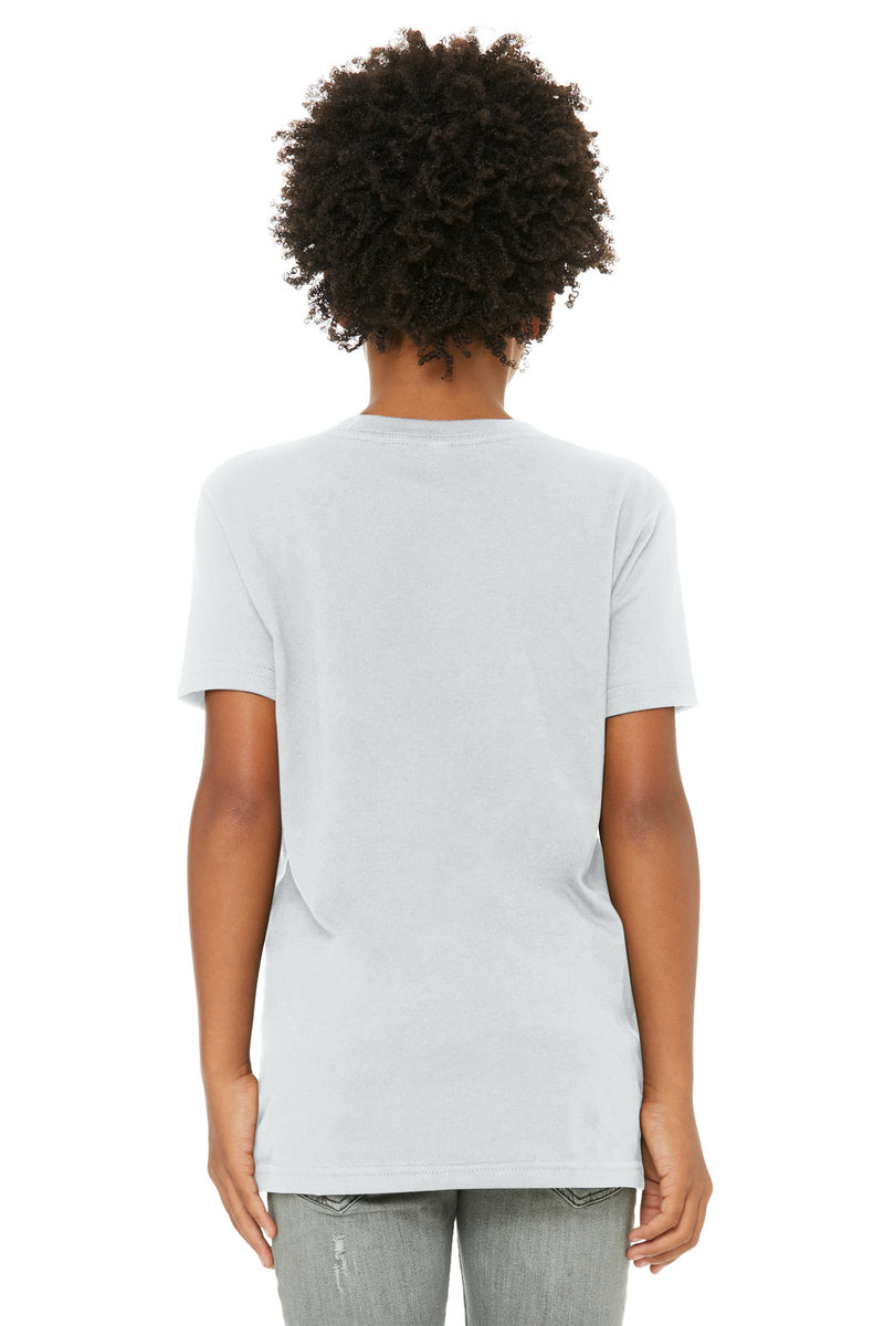 BELLA+CANVAS  Youth Jersey Short Sleeve Tee - Silver